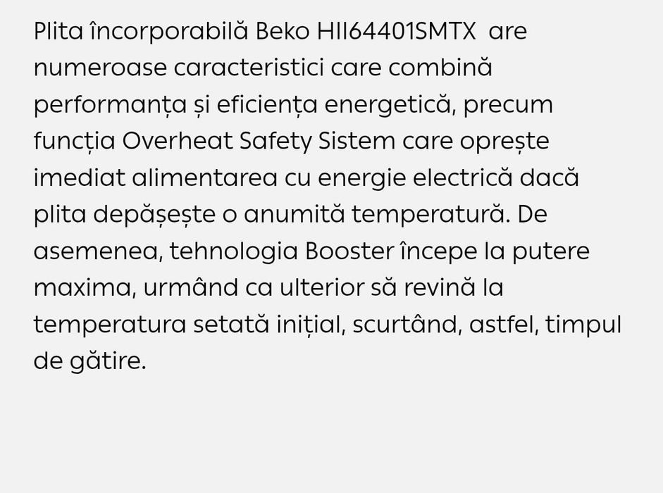 Cuptor electric  Beko + plita incorporabila +hotă