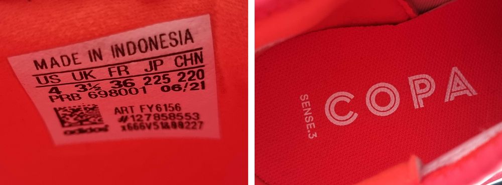 Ghete Adidas fotbal crampoane fara sireturi, marimea 36