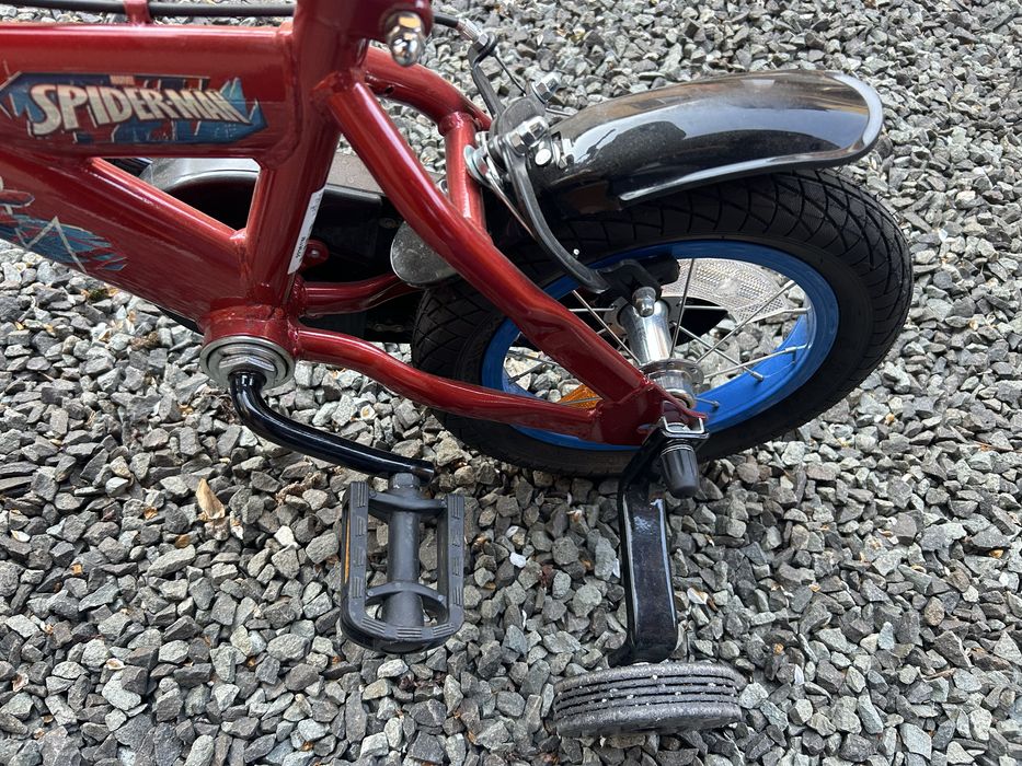 bicicleta baiat spideman