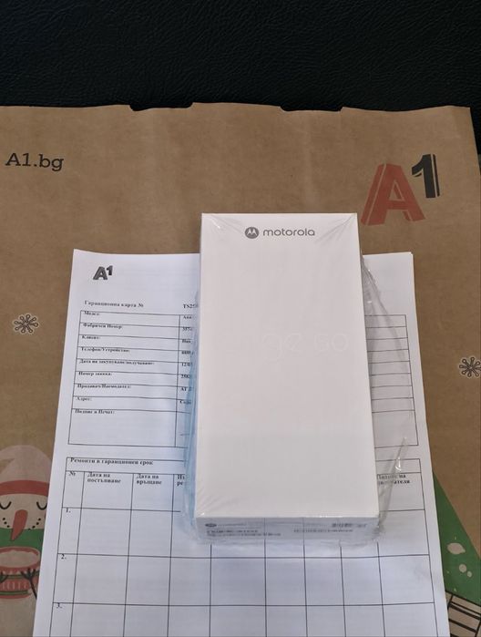 ЗАПЕЧАТАН 256GB Motorola Edge 60 A1 Гаранция 2028г. Blue | Син