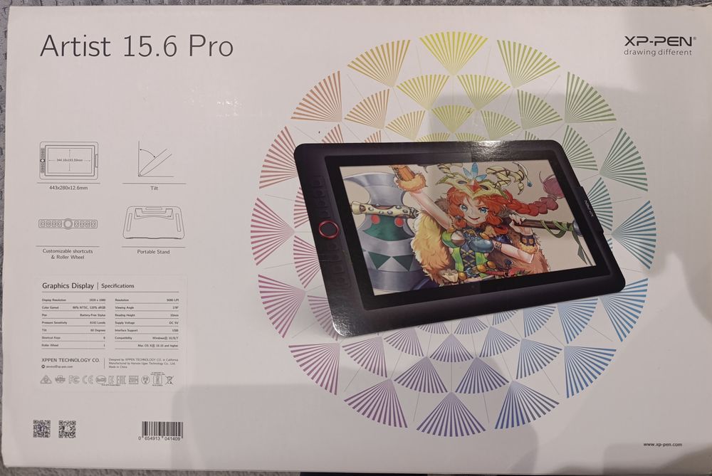 Xppen 15.6 pro v1
