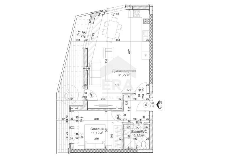 Продава се Двустаен апартамент в Варна, Левски - 89 кв.м за 953 €/кв.м - Снимка #6