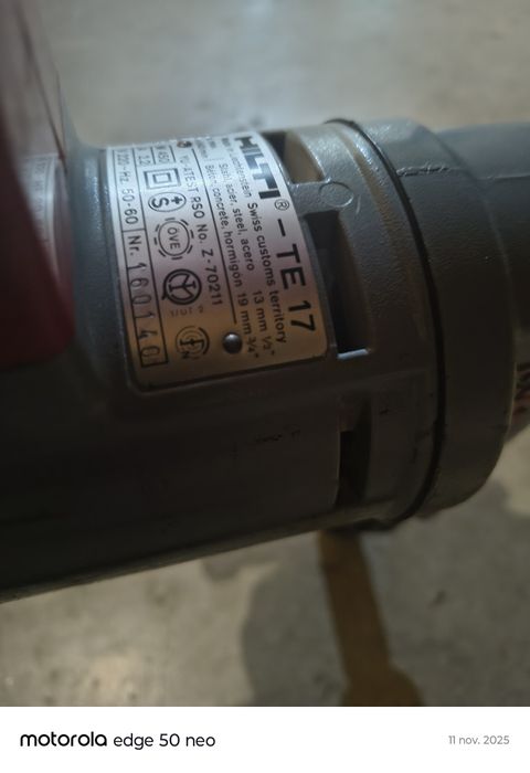 Bormașină electropneumatica HILTI TE 17