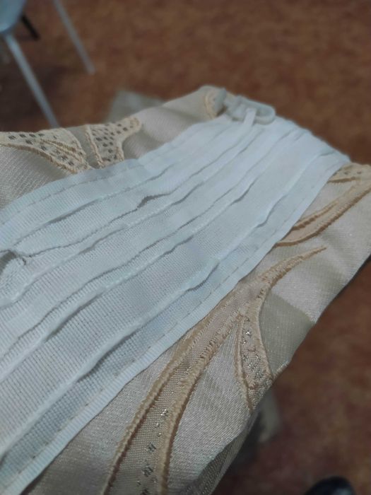 Шторы и тюль бу (135*250, 400*235)