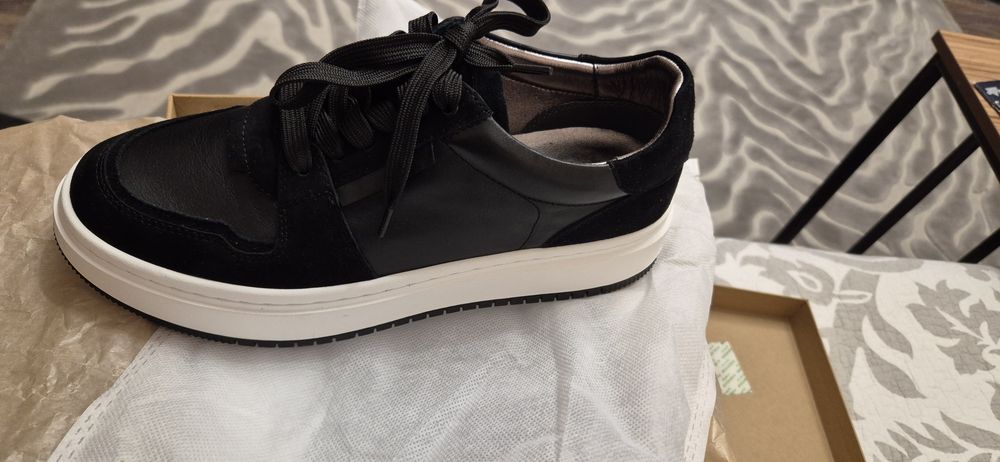 Кеды кожа- замша