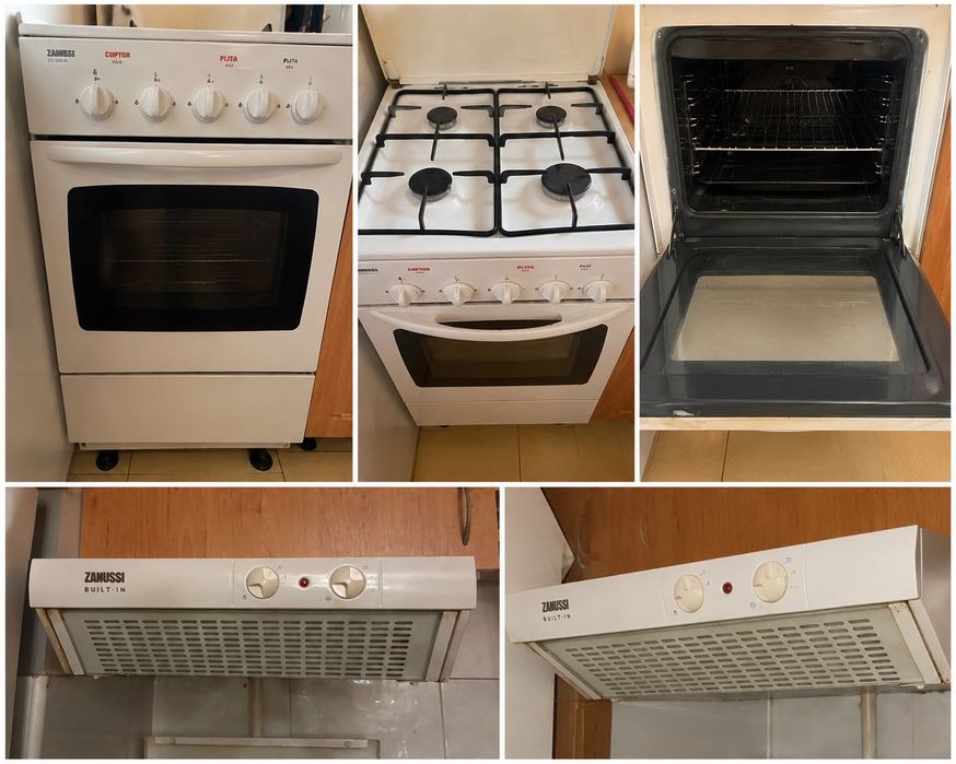 Aragaz Zanussi + Hotă Zanussi – stare foarte bună – Cluj-Napoca