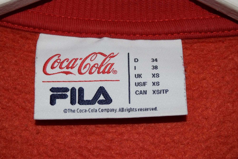Fila x Coca Cola Суитшърт без качулка
