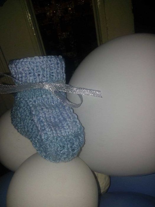 Детские пинетки в стиле it's a boy! it's a girl!