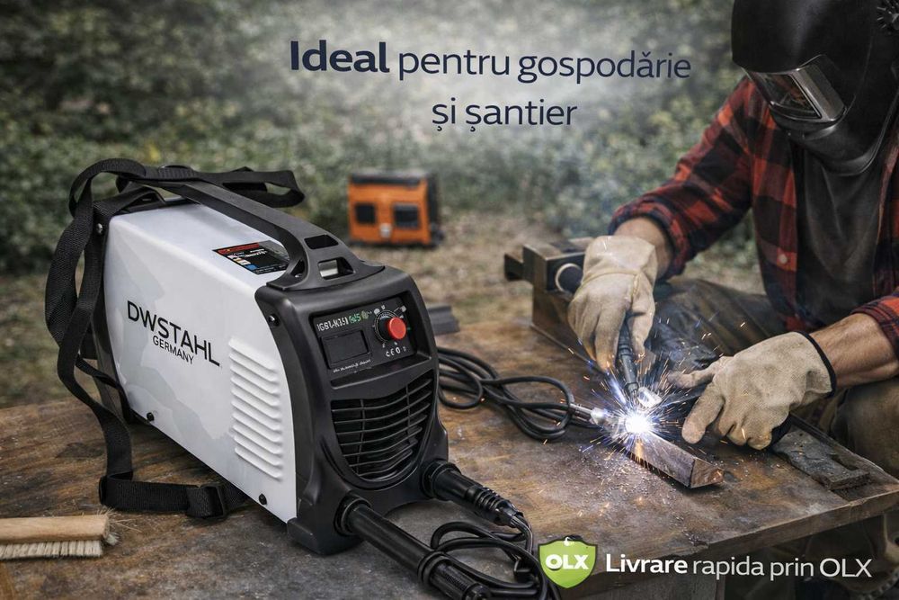 Aparat sudura invertor MMA Deutsche Stahl 350A – putere mare, compact