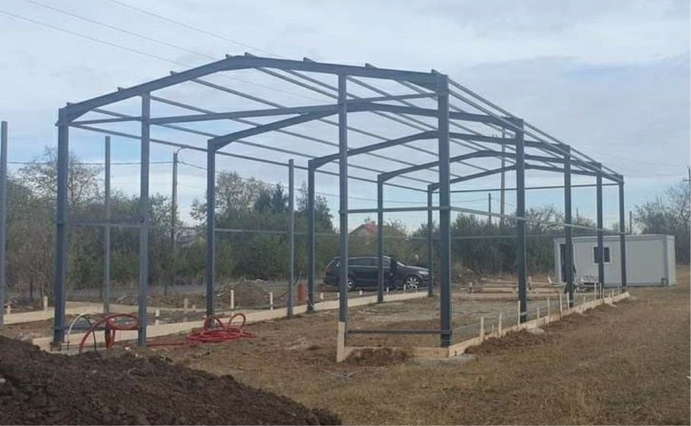 Vindem hale si structuri metalice cu montaj sau fara