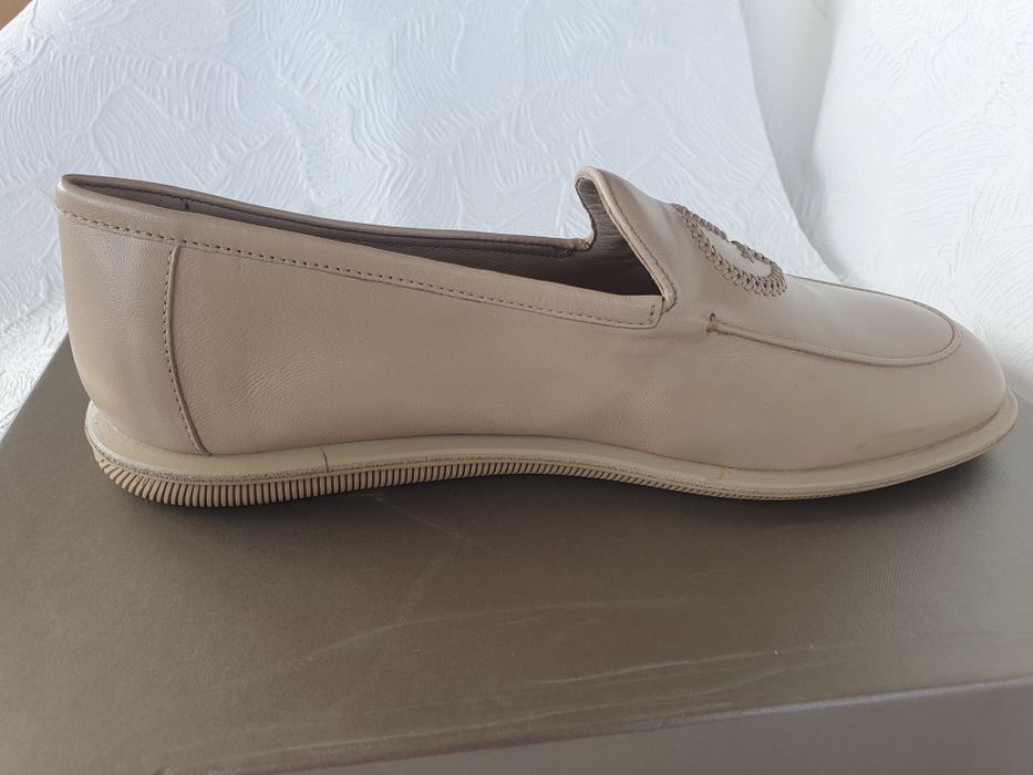 GIORGIO ARMANI мъжки лоафери - нови с кутия, 3 цвета (бежово/оранж велур/сиво), естествена кожа - Изпращаме с Еконт/Speedy