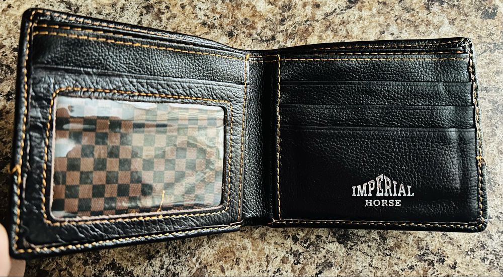 Портфейл естествена кожа