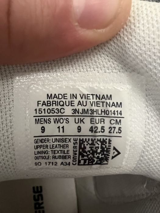 Кожени обувки Conversе Chuck Taylor All Star Hi