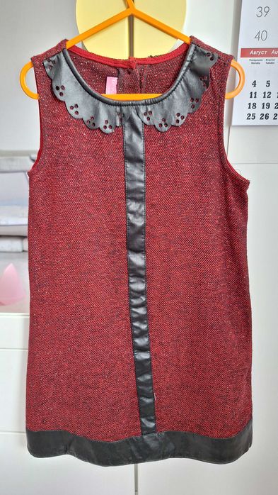 Детска официална рокля 122-128 см