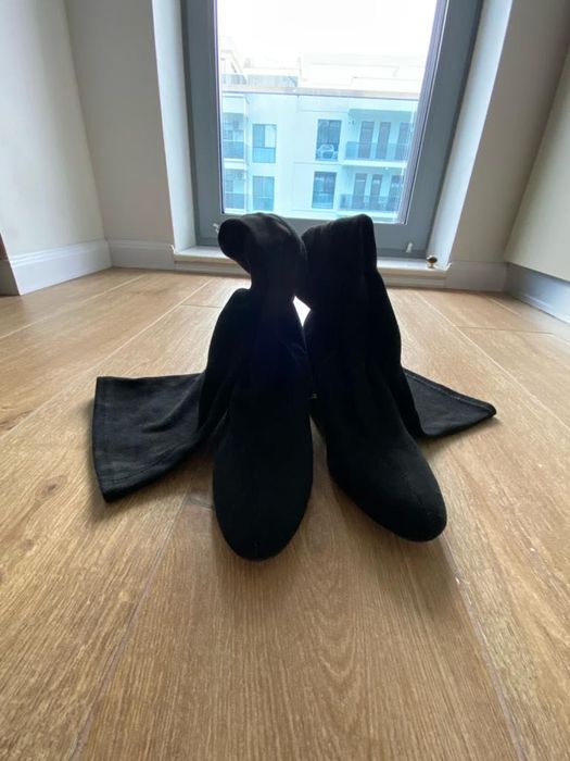 Cizme zarra lungi catifea