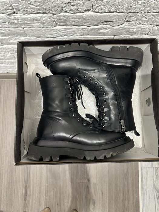 Продам  ботинки кожаные зимние