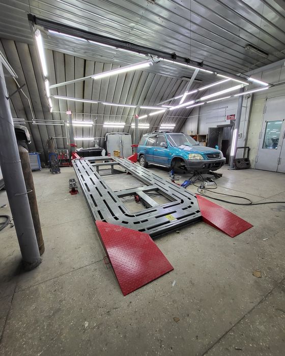 Робот. Стапель. Исправление кузова. Гарантия.