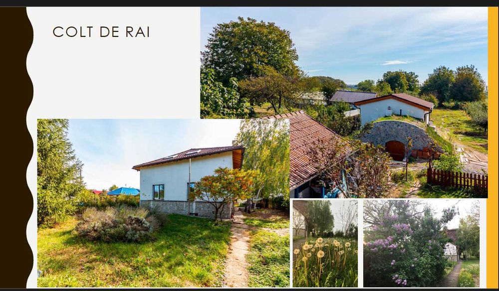 Vila cu FERMA PERMACULTURA livada, beci, solar 20min Bucuresti