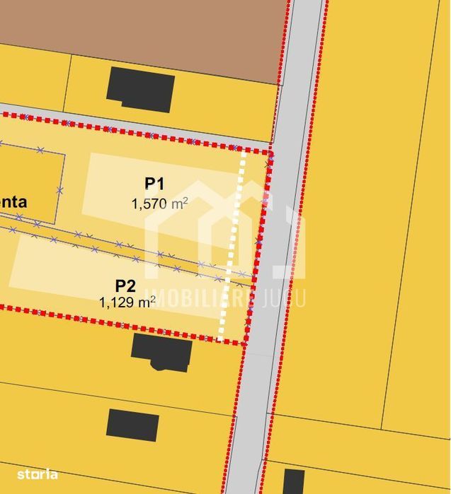 Loc de casa Jucu de Mijloc zona Panemar,  1129 mp | 14m front | asfalt