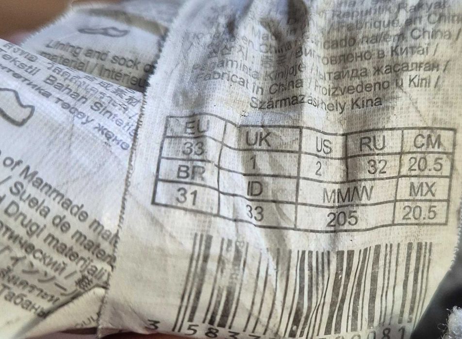 Коньки детские размер 33 / 34