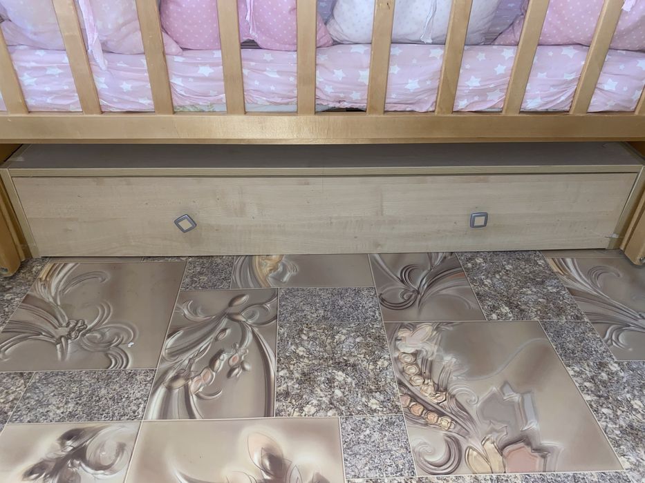 Кровать детская манежка