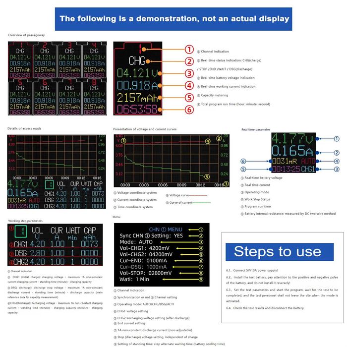 Statie Testare Incarcare Descarcare RezistentaCelule Acumulatori 18650