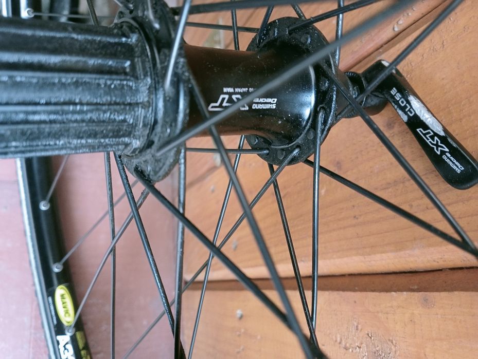 Roată spate butuc Shimano Alfine 8 Set roți 28 butuc Shimano Deore XT