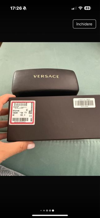 Ochelari soare versace noi. Detin cutie