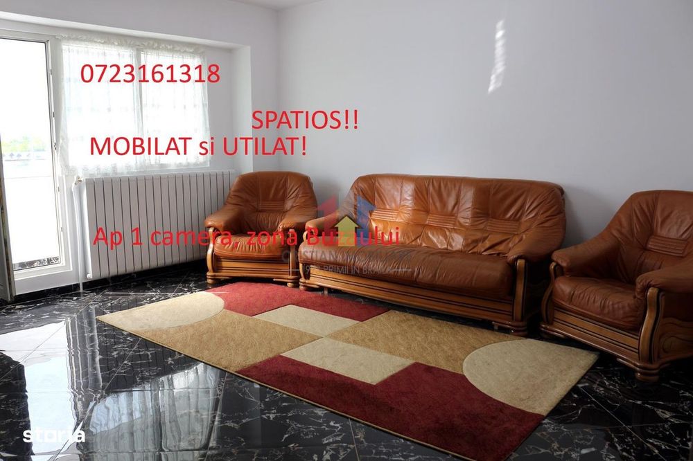 1 camera Mobilat si Utilat, Buzaului, etaj intermediar — fotografia 1