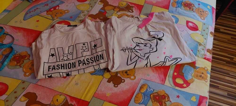 2 bluze 134/140 bumbac