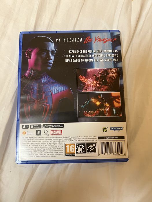 Spidar man miles morales за ps5