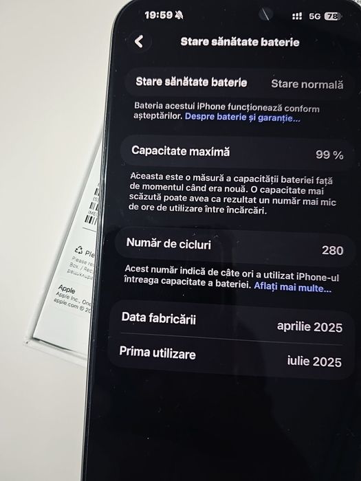 Iphone 16 Pro Max 256Gb-Factura siGarantie!