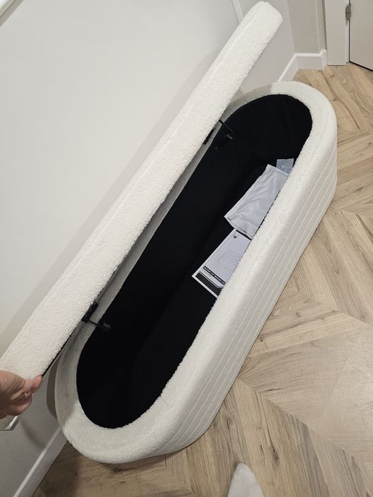 taburet bucle crem/ teddy bear