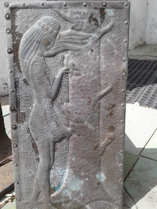 Советская чеканка-картина