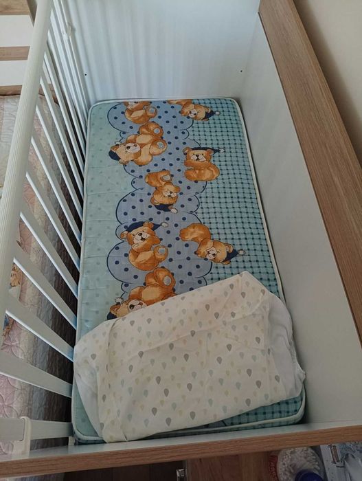 Дървено детско креватче 60/120