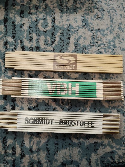 Metre pliabile din lemn de 2 m, promoționale ,cu logo de firmă .