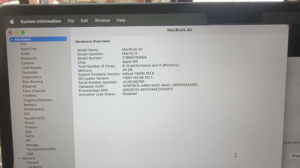 Macbook Air 2024