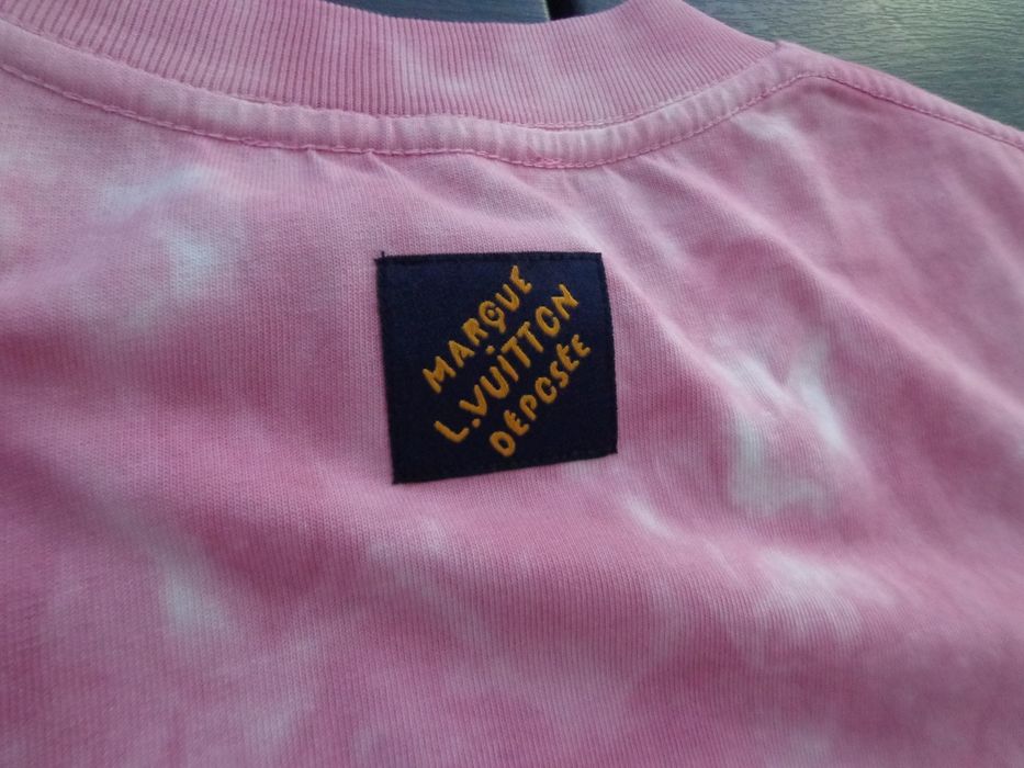 Мъжка тениска Louis Vuitton Tie Dye Printed T shirt