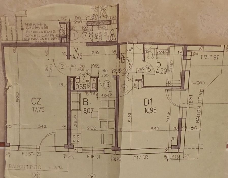 Proprietar, vând apartament 2 camere Racadau
