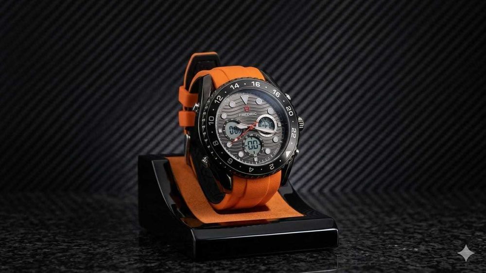Ceas Fredric Dual Time (AG.7) Garantie 24 luni