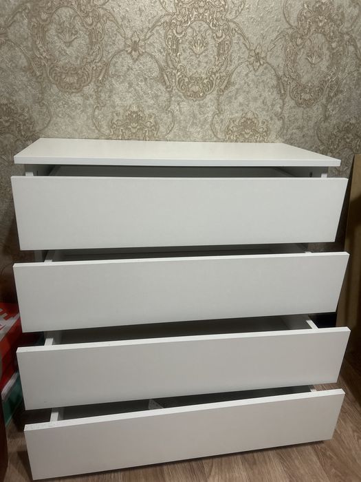 Комод 75x33x73 см, белый