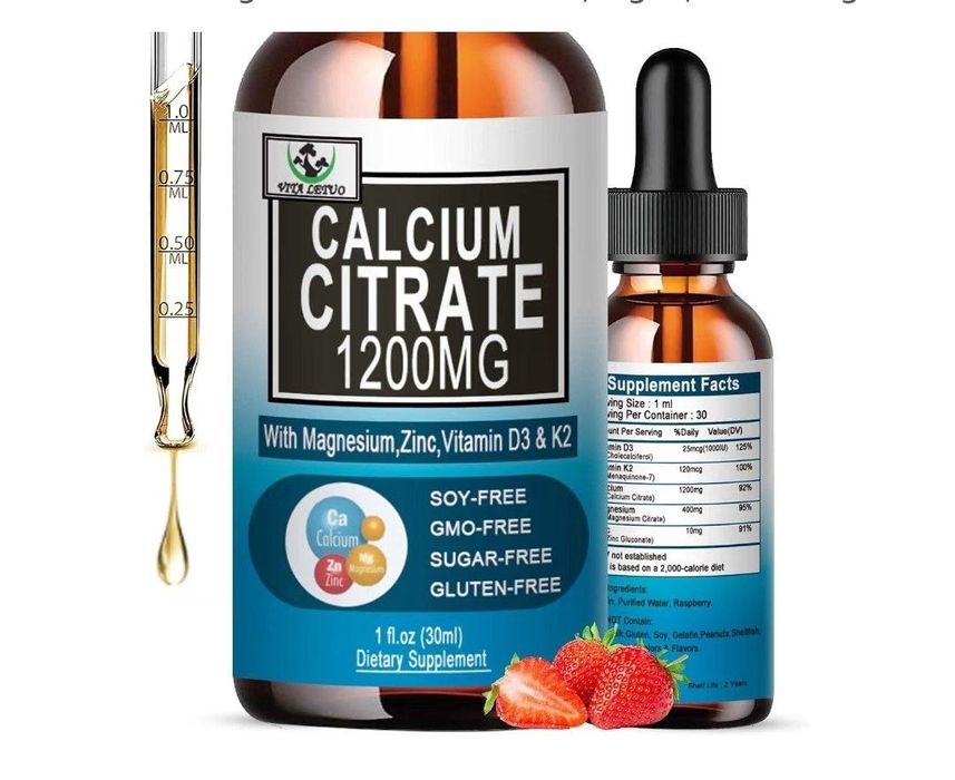 Calcium citrate kompleks, zinc magniy d3 k2 1200 mg, кальций цитрат