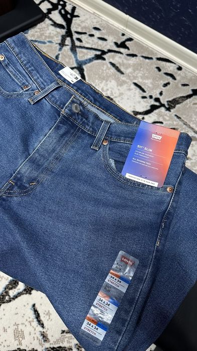 Джинсы Levi's 511 slim stretch fit.-34/34.