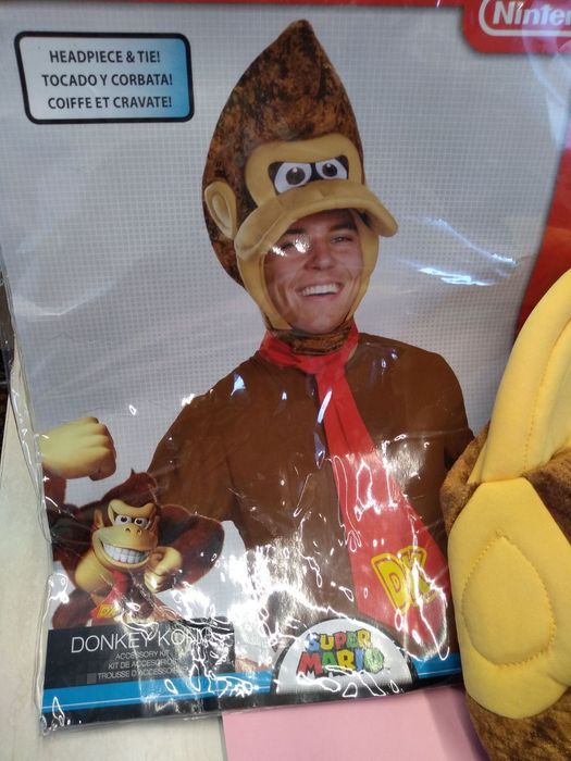 Yoshi Super Mario мека глава костюм и маймуна