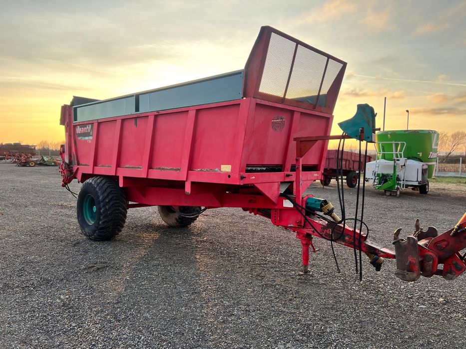 Mig de împrastiat gunoi Remorca Jeantil 13 tone