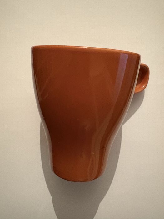 Cană, ceramică vitrificată portocaliu, 25 cl, FÄRGRIK