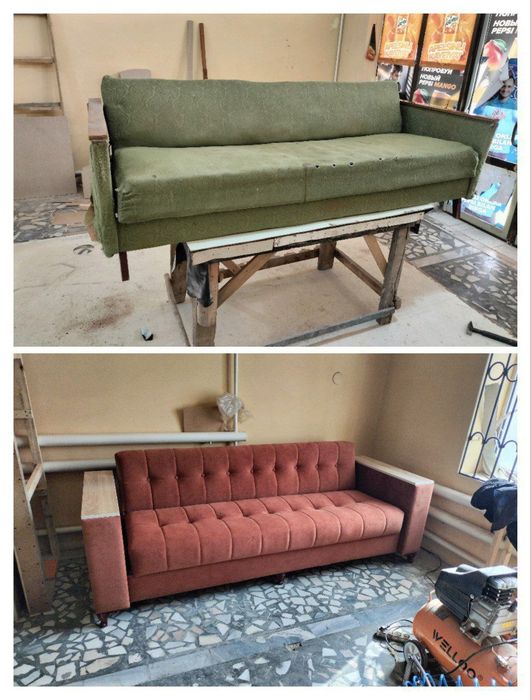 Ремонт и перетяжка мягкой мебели