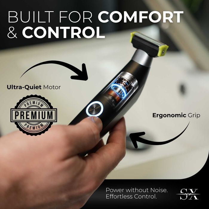 Trimmer Barbati Profesional SHAVX SX-PRO pentru Barba si Corp – Nou