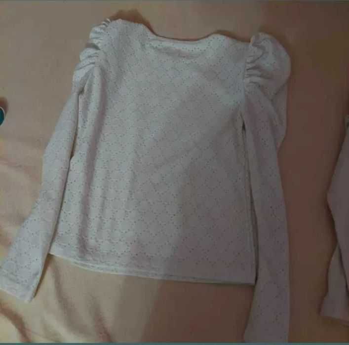 Bluzeset școală albe 134