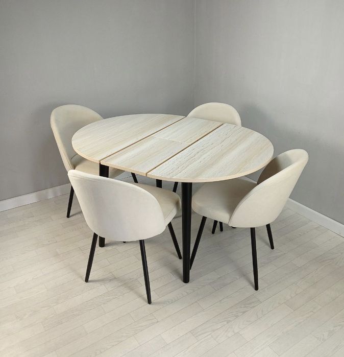 СТОЛЫ РАЗДВИЖНЫЕ d95  раздвигается 125